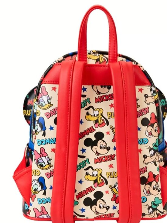 Loungefly Disney Mickey & Friends Classic All-Over Print Mini Backpack Ear main image 10